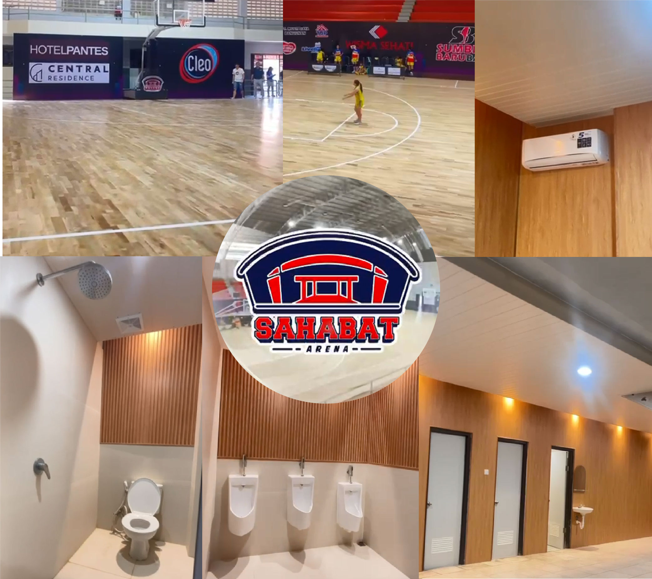 GOR SAHABAT Arena, Dressroom, & Toilet