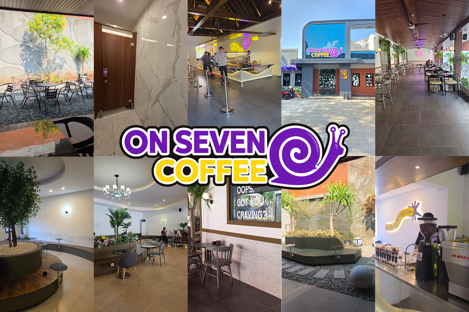 ON SEVEN COFFEE SEMARANG Menghadirkan Coffee Shop Modern dengan Desain Elegan dan Material Premium