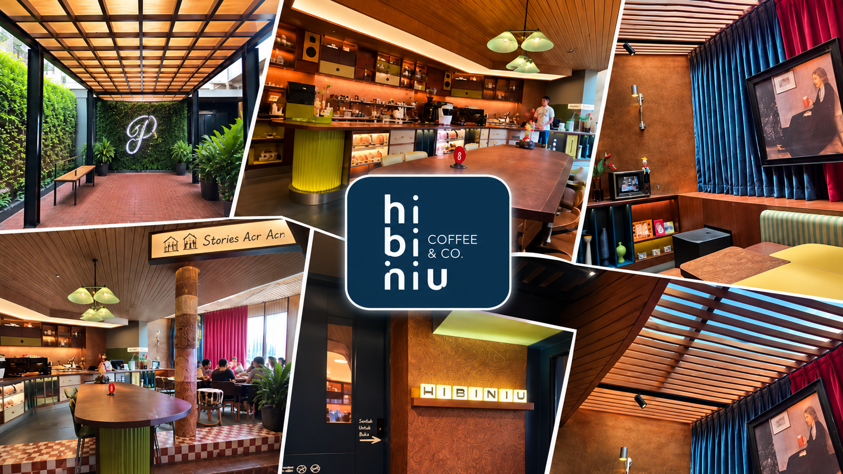 Hibiniu Coffee Semarang – Sentuhan Natural dan Elegan untuk Interior Coffee Shop Modern