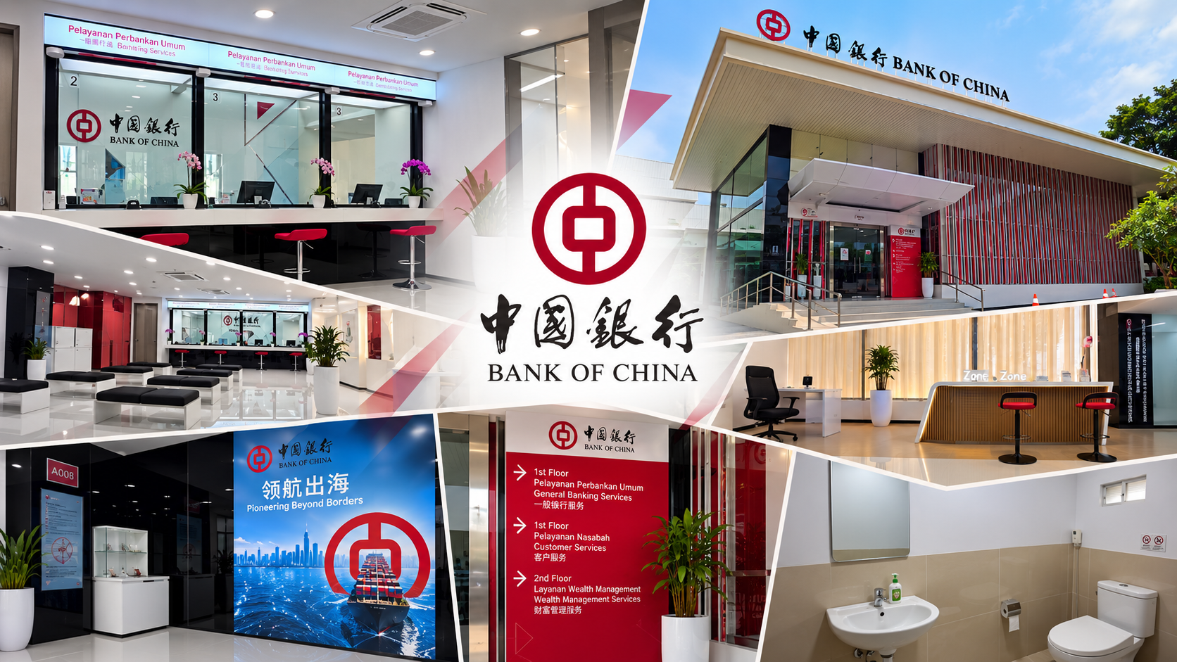Bank of China Semarang – Sentuhan Elegan dan Profesional untuk Interior Perbankan Modern