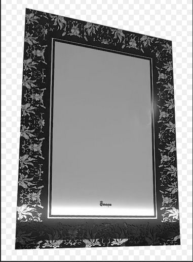 Cermin/Kaca Dinding Black Batik 50X70X3  