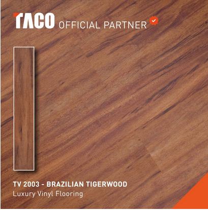 Vinyl Lantai Taco TV2003 Brazillian Tigerwood