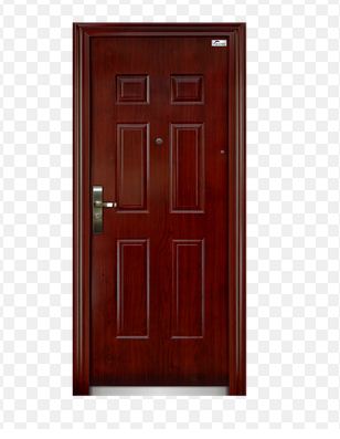 Pintu Utama/Pintu Baja Melamic Coklat 90x215