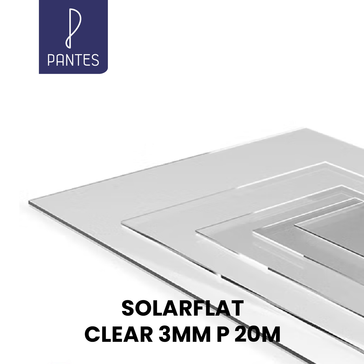 SOLARFLAT CLEAR 3MM P 20M