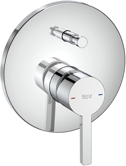 ROCA A5A0101C00 Concealed Mixer Tap for Bathroom and Shower with Automatic Diverter to be Completed with Rocabox 5 Single-Lever Hydrosanitary Taps