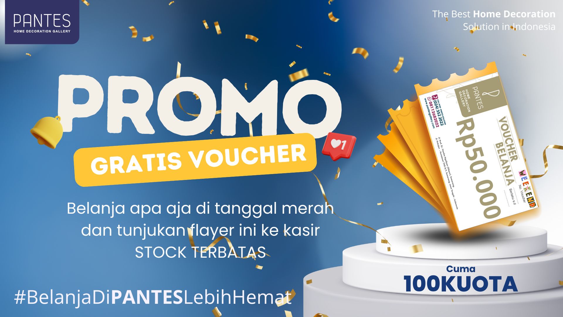 🎉 Promo Spesial Hari Libur: Voucher 50RB untuk Anda! 🎉